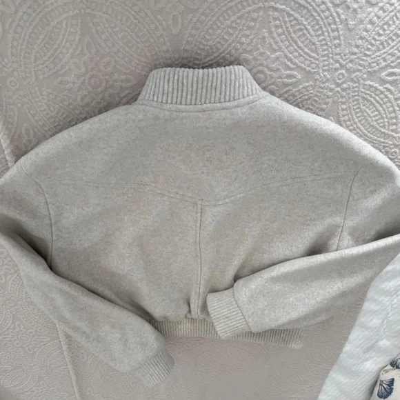 Women’s Wool Bomber Jacket Zara Size XS - Picture 4 of 4